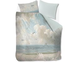 At Home by BeddingHouse Seaclouds dekbedovertrek - Lits-Jumeaux - 240x200/220 - Blauw