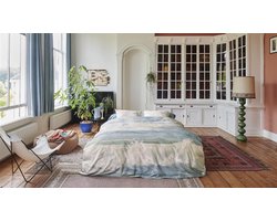 At Home by Beddinghouse Seaclouds dekbedovertrek - Lits-Jumeaux - 240x200/220 cm - Blauw