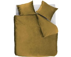 At Home by Beddinghouse Tender dekbedovertrek - Eenpersoons - 140x200/220 cm - Goud