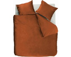 At Home by BeddingHouse Tender dekbedovertrek - Tweepersoons - 200x200/220 - Steenrood
