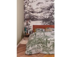 At Home by BeddingHouse  Tour du Monde Dekbedovertrek - Tweepersoons - 200x200/220 cm - Zand
