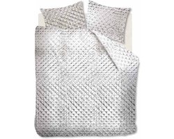 At Home Glass - Dekbedovertrek - Tweepersoons - 200x200/220 cm - Wit