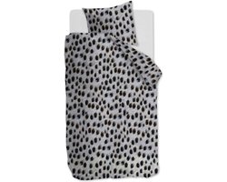 At home with Marieke Dekbedovertrek Roundly - 140 x 200/220 cm - wit