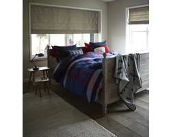 At Home With Marieke Montana dekbedovertrek - Navy - 2-persoons (200x200/220 cm + 2 slopen)