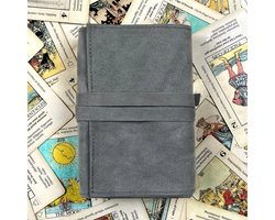 @ Lu’s Today™ – Mystic Essentials – Tarot Opberghoes – Grijze Stoffen Kaartentas – Beschermhoes voor Tarot & Orakelkaarten