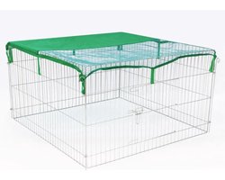 @Pet - @Pet - @Pet - Huisdierenren - voor - buiten - Complete - 116x116x65 - cm - metaal