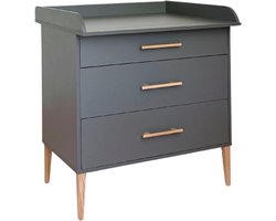 ATB Changing Table ILA - Changing Table 101 x 85 x 75 cm - Complete Set For Baby Room - Functional Furniture - Comfortable Baby With Drawers - Baby Table