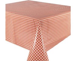 Atelier Du Baj Pepita Orange Mexicaans Tafelzeil - 250 x 120 cm