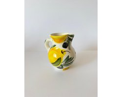 Atelier Fiesta | Wijnkaraf Small | Limones y Aceitunas - Citroenen en Olijven | Handgemaakt en met de hand beschilderd