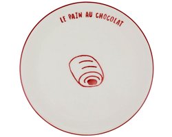 Atelier Pistache - Ontbijtbord Le Pain Au Chocolat 22cm - Kleine borden