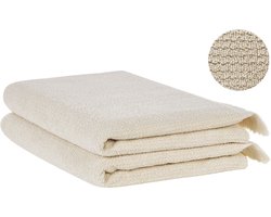 ATIU - Handdoek set van 2 - Beige - Katoen
