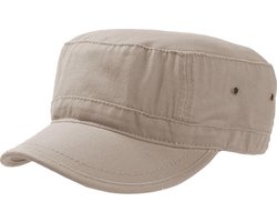 Atlantis Chino Cotton Urban Military Cap (Khaki)