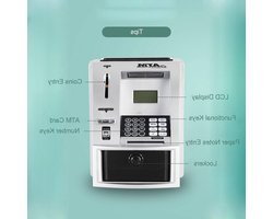 ATM Machine Spaarvarken Auto Scroll Papier Geld Saving Box - Huis Speelgoed voor Cash Coin Opslag