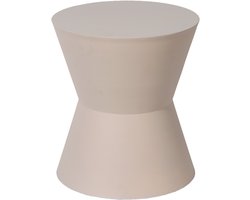 Atmooz Amante Bijzettafel – Ø41 x H45 cm – Ivoor Metaal – Minimalistisch Design - Salontafel