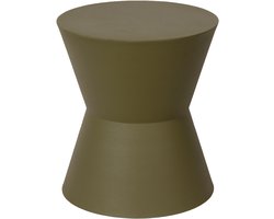 Atmooz Amante Bijzettafel – Ø41 x H45 cm – Olijf – Metaal – Minimalistisch Design Salontafel