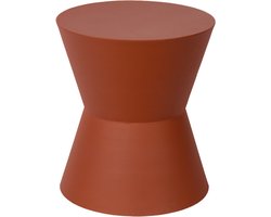 Atmooz Amante Bijzettafel – Ø41 x H45 cm – Roestbruin – Metaal – Industrieel Salontafel