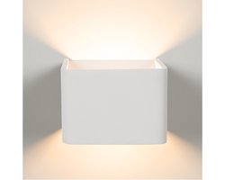 Atmooz - Calla - Wandlamp - Wandspot - Wit - 10 x 10 cm - Hal - Slaapkamer - Eetkamer - Woonkamer
