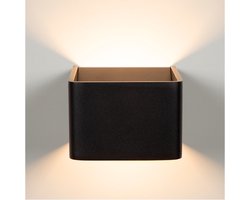 Atmooz - Calla - Wandlamp - Wandspot - Zwart - 10 x 10 cm - Hal - Slaapkamer - Eetkamer - Woonkamer