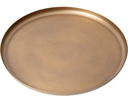 Atmooz ELEO L – Dienblad – Decoratieve schaal – Ø 40 cm – Antiek messing – Metaal – Rond