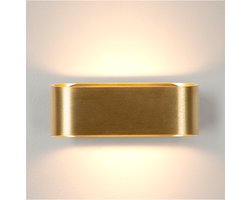 Atmooz - Lily - Wandlamp - Wandspot - Brons - Antique Brass - 16 x 7 x 6 cm - Dimbaar - Hal - Slaapkamer - Eetkamer - Woonkamer