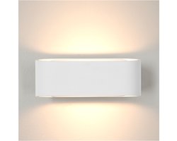 Atmooz - Lily - Wandlamp - Wandspot - Wit - 16 x 7 cm - Hal - Slaapkamer - Eetkamer - Woonkamer