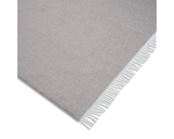 Atmooz Plaid Twilight – 150x200cm – Taupe – Katoenmix – Met Franjes