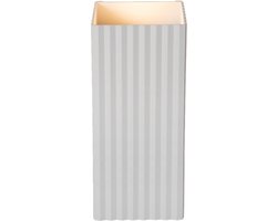 Atmooz - Ribble - Wandlamp - Wit - 18 cm - Rechthoekig - Woonkamer - Slaapkamer - Eetkamer