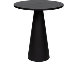 Atmooz - Sioux - Bijzettafel 38 x 45 cm - Zwart - Rond - Metaal - Woonkamer - Salontafel