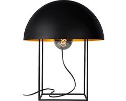 Atmooz - Tafellamp Hoody - Met kap - E27 - Slaapkamer / Woonkamer - Zwart / Goud - Hoogte 50cm - Metaal