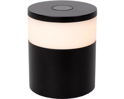 Atmooz Utah Tafellamp – Ø7 cm – Zwart – 10 cm Hoog – Oplaadbaar – Geïntegreerde LED – Tafellamp