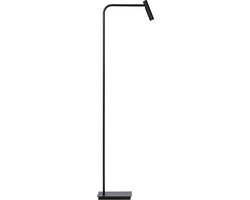 Atmooz - Vloerlamp Pomery - zwart - Staande Lamp - Stalamp - Woonkamer - Hoogte 146cm - Metaal