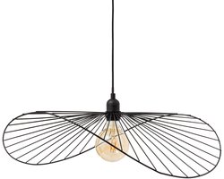 Atmosphera Adelia Hanglamp - Ø57xH104cm - Zwart