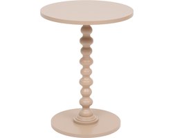 Atmosphera Alix bijzettafel Ø38xH50cm - Hazelnoot
