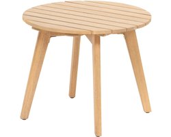 Atmosphera Bijzettafeltje Acacia - hout - lichtbruin - D35 x H40 cm - koffie tafel - klein tafeltje