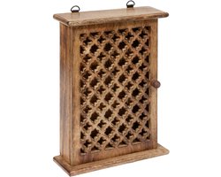 Atmosphera Cassandre Sleutelkastje - 20x8x28cm - Bruin