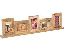 Atmosphera Collage Fotokader/Fotolijst Nam Nam - 5 foto's - Mangohout