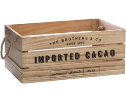 Atmosphera Colonial - Opbergkisten - Hout - Set van 3