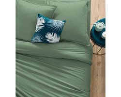 Atmosphera Dekbedovertrek set met 2 kussenslopen 240x220cm Muntgroen