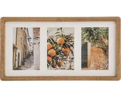 Atmosphera Fotolijst - 3 Foto's - Milea - Hout - 21x40cm