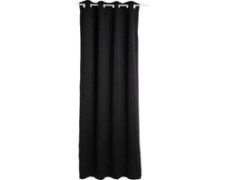 Atmosphera - gordijnen - set van 2 - zwart - verduisterend - 135x240 cm - Kant en klaar - met ringen