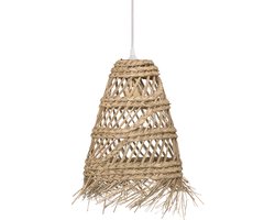 Atmosphera Hanglamp Lahys - E27, niet inbegrepen - Ø28xH48cm - Naturel witte ophanging