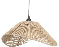 Atmosphera Hanglamp Myha - E27, niet inbegrepen - Ø45xH17cm - Beige