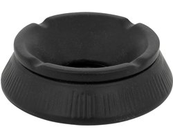 Atmosphera Keramische Asbak - Ø13xH6cm - Zwart