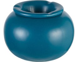 Atmosphera Keramische Asbak - Ø16xH11cm - Blauw