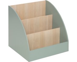 Atmosphera Kids Boekenkast verticale vakken - 53x53xH56cm - Jadegroen