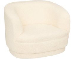 Atmosphera kids Kinderfauteuil / kinderzetel Curly - Wit