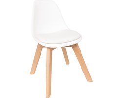 Atmosphera Kids Mini Baya kinderstoel - 55x31x39cm - Wit