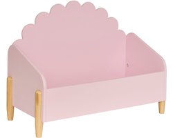 Atmosphera Kids Opbergkist Bloemen - 61x29x44cm - Roze