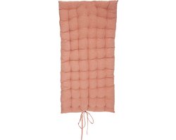 Atmosphera Kids Oya vloermatras met gouden driehoekjes - 120x60x5cm - Terracotta