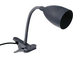 Atmosphera Klem bureaulampje - Design Light Classic - blauw - H43 cm - Leeslamp